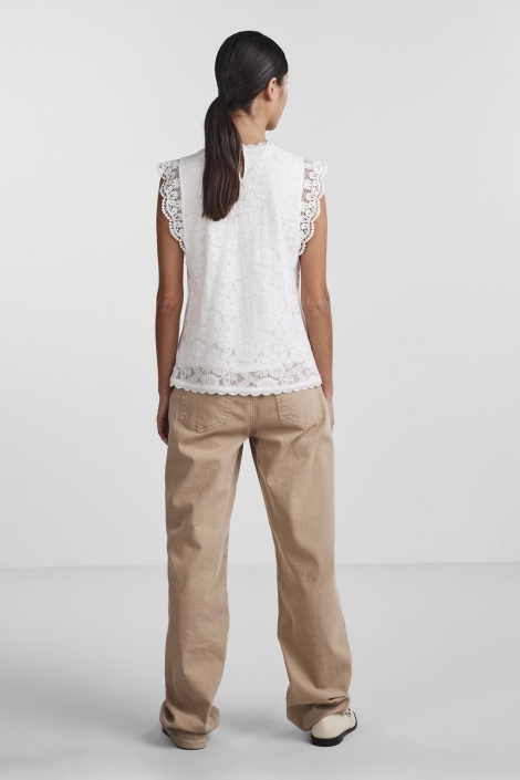 Pieces pcolline sl lace top noos bc